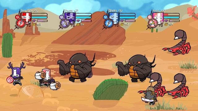Castle Crashers Remastered Walkthrough - Part 06 (4 players) смотреть онлайн