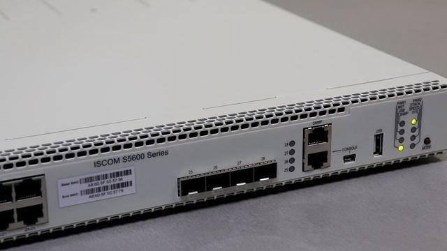 Обзор коммутатора агрегации ISCOM S5600-EI смотреть онлайн