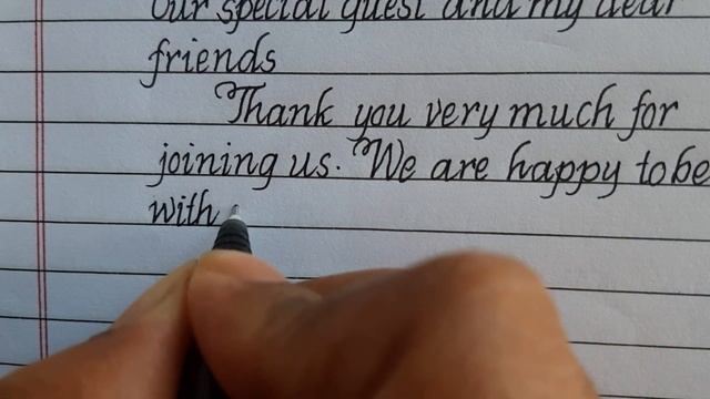 How to write "Ending Speech" | Thank you speech | writing| English handwriting|handwriting|Eng Teac смотреть онлайн