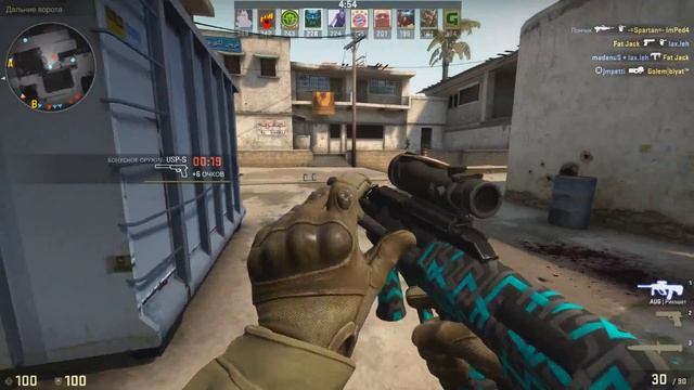 CS GO бой насмерть #10 (карта DUST II) смотреть онлайн