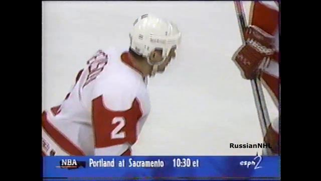 Slava Fetisov's great shorthanded goal from Igor Larionov pass vs Avalanche (1996) смотреть онлайн