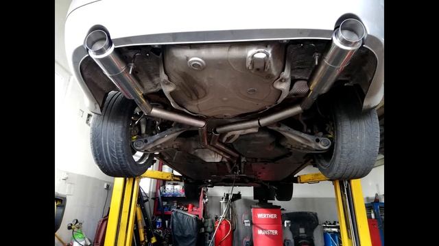 Audi A4 B6 1.8T Przelotowy układ wydechowy+ Blow Off смотреть онлайн