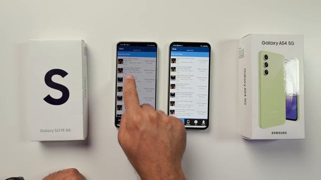 SAMSUNG GALAXY S21 FE VS GALAXY A54 DESEMPENHO, BATERIA E AQUECIMENTO смотреть онлайн