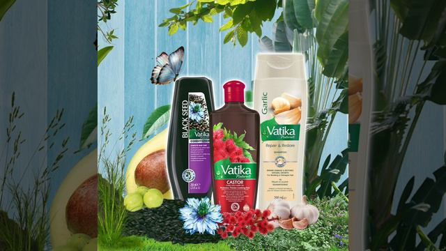 Vatika Garden - Hibiscus Hair Oil + Garlic Shampoo + Blackseed Conditioner смотреть онлайн
