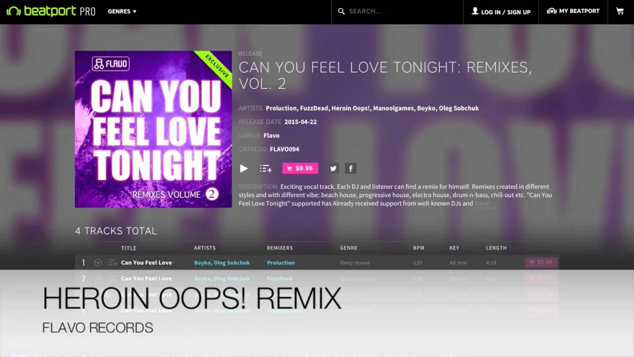 Boyko feat. Oleg Sobchuk - Can You Feel Love Tonight (Remixes 2) смотреть онлайн