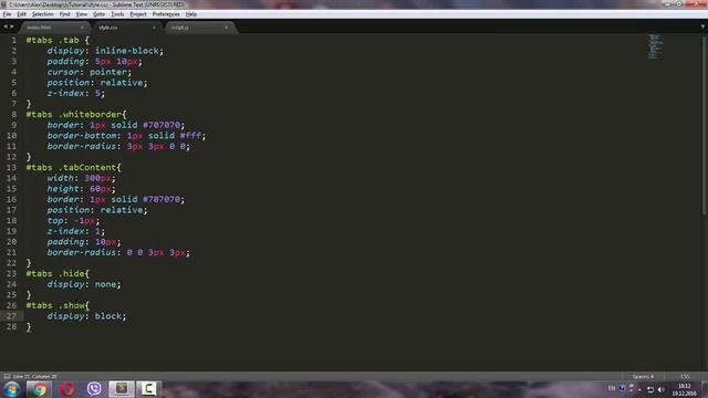 Уроки JavaScript Практика #5 Делаем вкладки табы (Tabs) смотреть онлайн