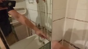 Монтаж зеркала  на клей  с пластиковыми панелями #зеркало