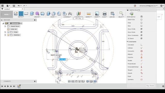 Sketch and 3D modeling in Autodesk Fusion 360 ! Innovative fruit & vegetable peeler design _PART- 1 смотреть онлайн