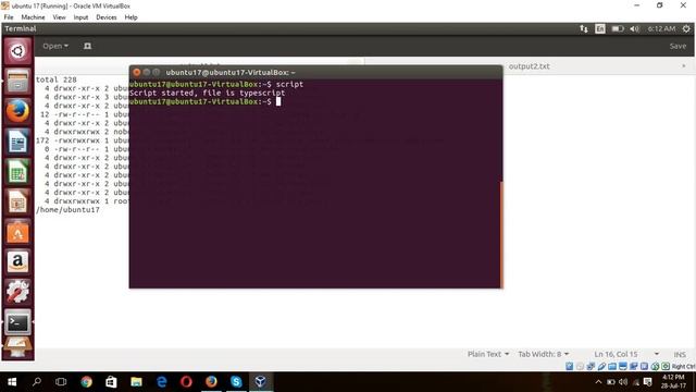 Ubuntu- Save terminal command output into a text file смотреть онлайн