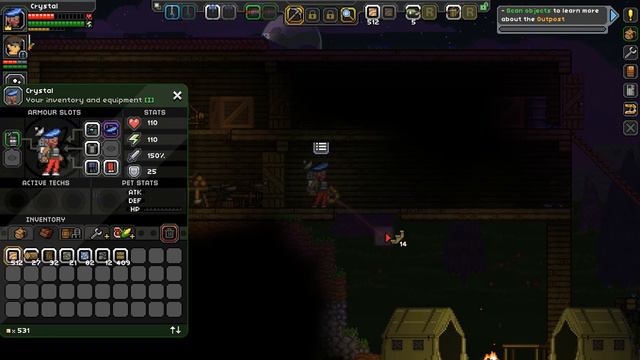 Starbound #5 - лунное топливо и кидаемся гномиками) смотреть онлайн