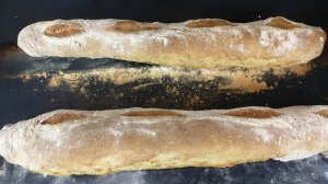 Хрустящие французские багеты без замеса теста.Как испечь багеты в домашних условиях.