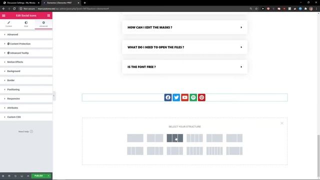 How To Add Social Media Icons In Elementor смотреть онлайн