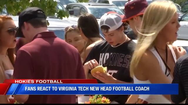 Hokie fans react to Brent Pry becoming new Virginia Tech head football coach смотреть онлайн