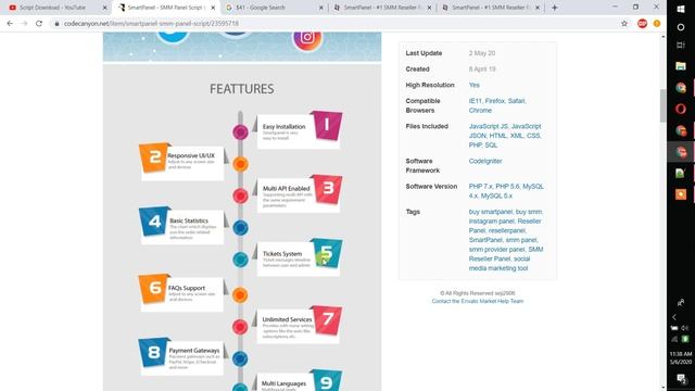 SmartPanel - SMM Panel Script Download || Social media marketing Php Script смотреть онлайн