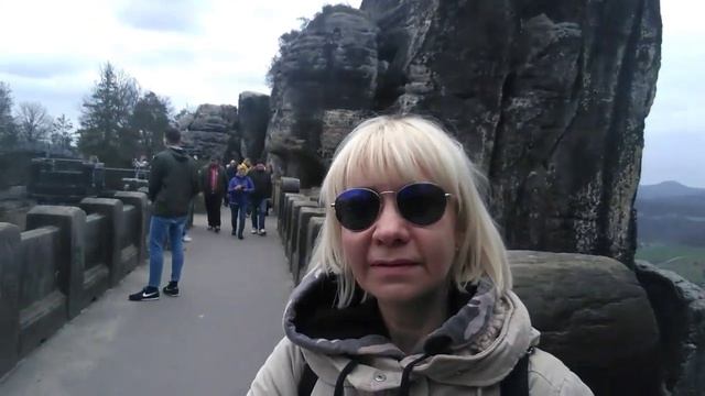 Путешествуем вместе со мной. Саксонская Швейцария, мост Бастай. Германия. смотреть онлайн