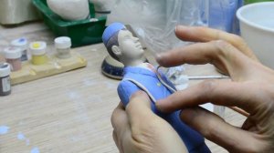 Процесс создания эксклюзивной ФАРФОРОВОЙ СТАТУЭТКИ. Часть 1.