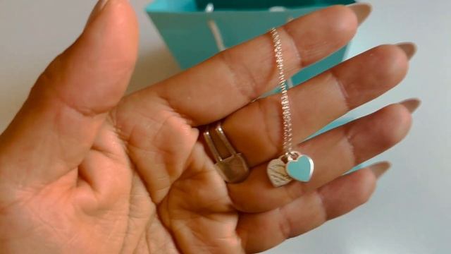 Tiffany & Co.Tiffany Blue Double Heart Tag Pendant And Heart Tag Stud Earrings #unboxing #tiffany