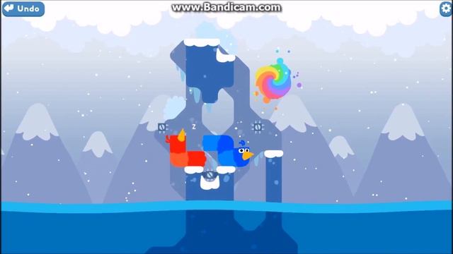 Snakebird Walkthrough - level 43 смотреть онлайн