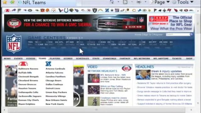 Microsoft Excel, SQL & Internet Tips : How to Follow the NFL on the Internet смотреть онлайн