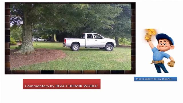 Truck vs tree ; React Drimik World смотреть онлайн
