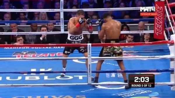 Полный бой Геннадий GGG Головкин - Дэниэл Джейкобс.