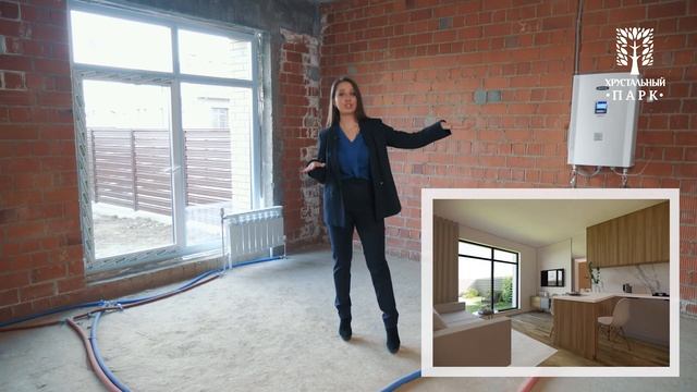 Экскурсия по дуплексу 76 кв. м с участком в мкр. Хрустальный парк смотреть онлайн