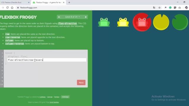 CSS FlexBox Game Tool смотреть онлайн