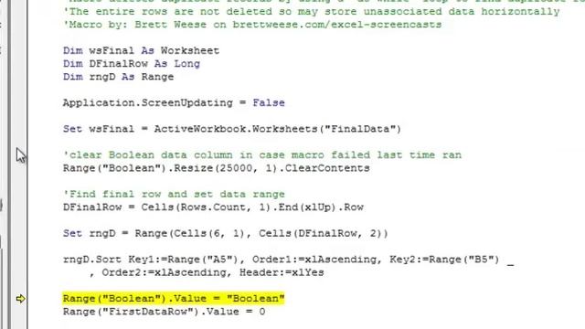 Excel VBA - Delete Duplicate Rows смотреть онлайн