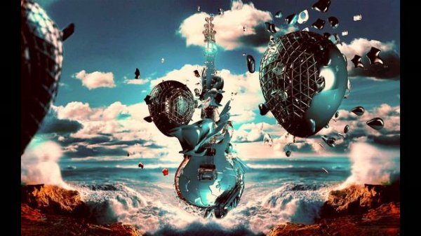 Guitar Cosmic Rock Jam Track in C#m /Foxy Music/