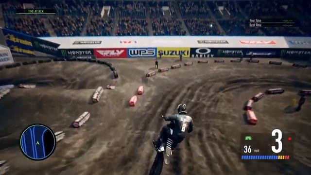 Supercross the Game 3 TIPS AND TRICKS!! Drop your laptime by SECONDS!! смотреть онлайн