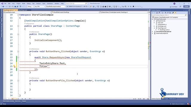 Xamarin Forms - Share Text & Share Files using Xamarin.Essentials смотреть онлайн