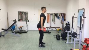 Приседания с гантелями. Упражнения с гантелями. Укрепляем бедра и ягодицы!