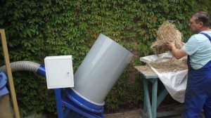 Сенорезка роторная с циклоном 11 кВт. Линия по производству травяной муки 1 т/час