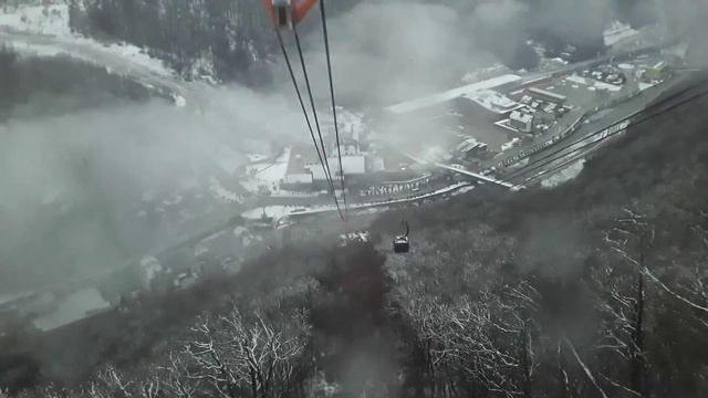 Канатная дорога ГТЦ «Газпром» в Красной поляне.