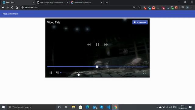 React Video Player with custom controls #1 Intro and demo смотреть онлайн