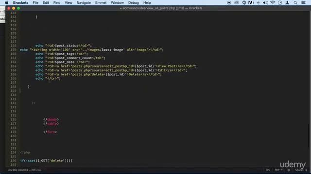 16 Adding Link to View Posts from Admin - CMS EXTRA FEATURES - PHP COURSE CMS PROJECT смотреть онлайн