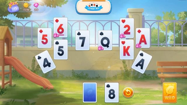 Tripeaks Dream Garden - Android - Gameplay - на основе традиционной игры ""Три пика" смотреть онлайн