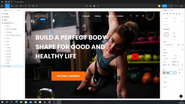 Flex Your Design Muscles: Creating a Stunning Gym Website in Figma! смотреть онлайн