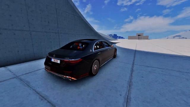 Mercedes-Maybach S600 V Wall 300 KM/H - BeamNG Drive