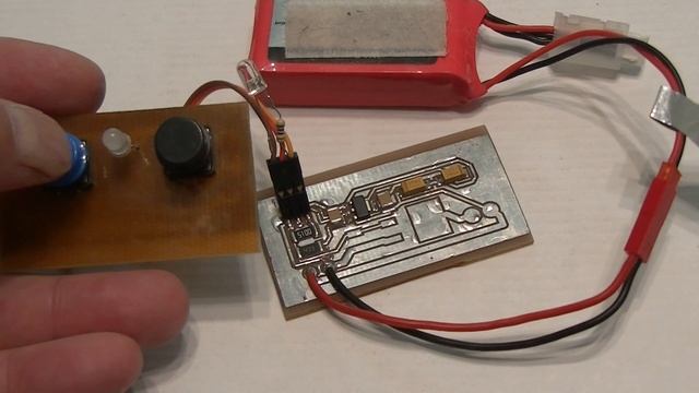 Выключатель питания борта на Attiny13 смотреть онлайн