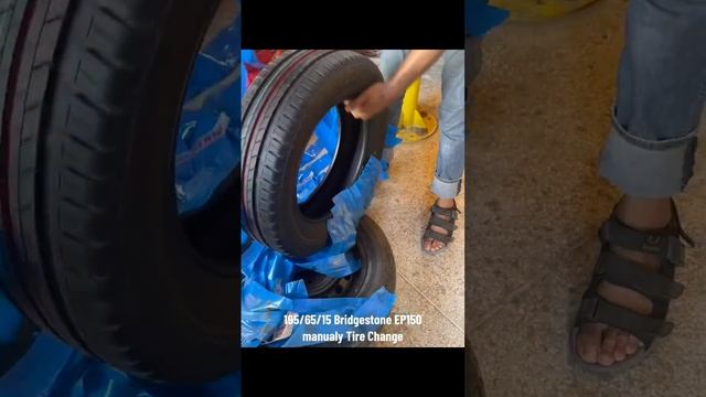195/65/15 Bridgestone Ecopia EP150 Manually Tire change #Rashidandsons #bridgestone #yokohama смотреть онлайн