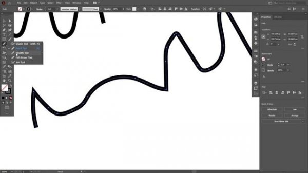 Adobe Illustrator Training - Class 18 - Pencil Tool - Smooth Tool - Path Eraser Tool - Join Tool