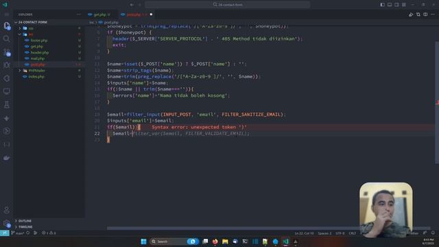 PHP TUTORIAL #75 KONTAK FORM KIRIM KE EMAIL смотреть онлайн