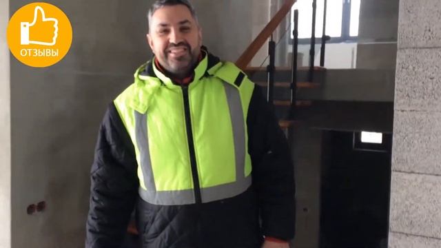 Отзыв. Зашивка бетонной лестницы, установка лестницы "Моно" и стеклянного ограждения в Шубниках смотреть онлайн