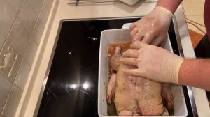 Утка с квашеной капустой в духовке