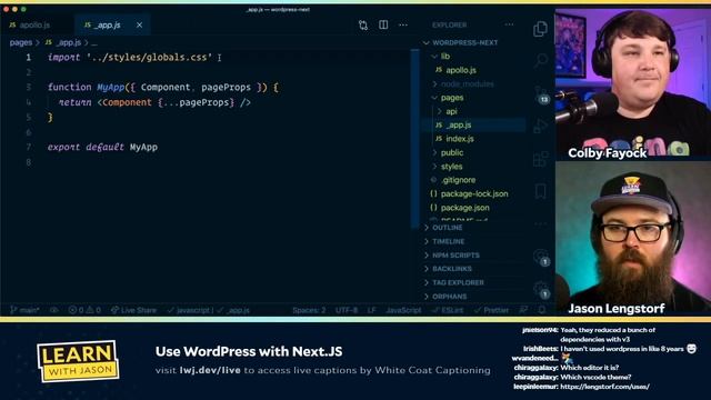 Use WordPress with Next.JS (with Colby Fayock) — Learn With Jason смотреть онлайн