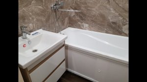 монтаж раздвижного экрана для акриловой ванны