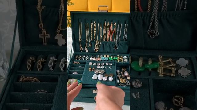 БОЛЬШАЯ ВМЕСТИТЕЛЬНАЯ ШКАТУЛКА ДЛЯ ХРАНЕНИЯ УКРАШЕНИЙ смотреть онлайн