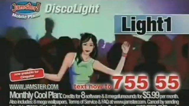 Jamster - Spin The Cellphone / DiscoLight (2005) 0:30 (USA)