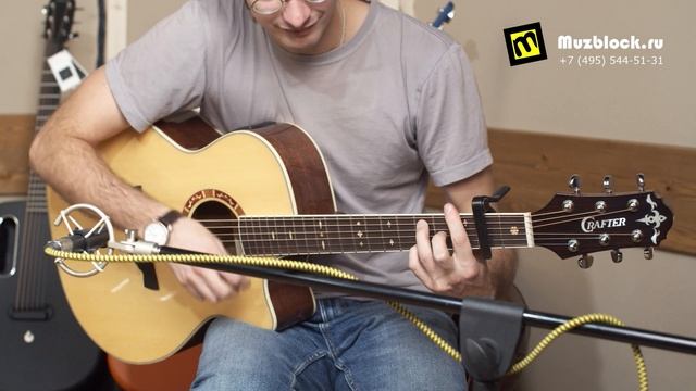 CRAFTER STG G-16ce - электроакустическая гитара смотреть онлайн